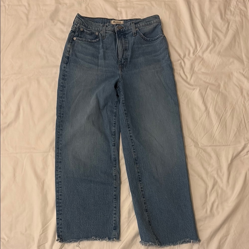 Madewell Blue Straight Leg Jeans